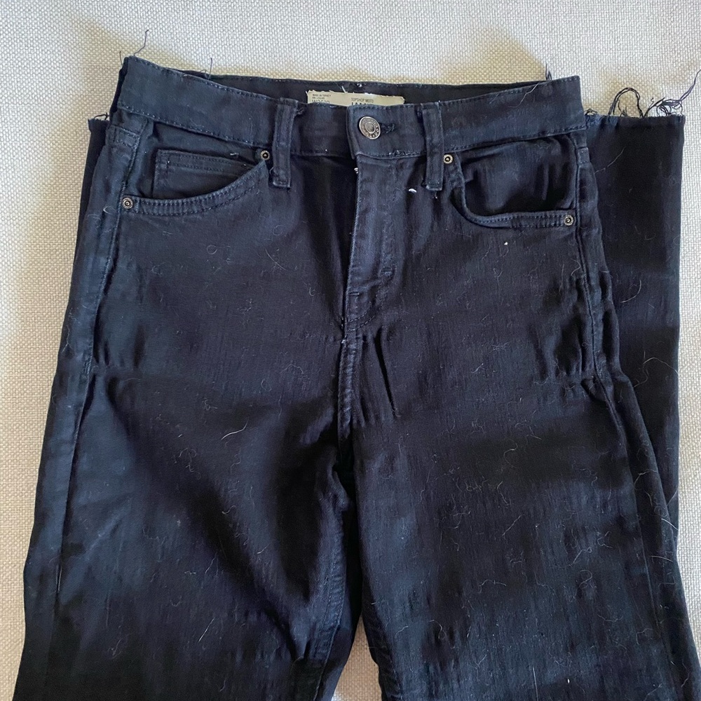 Topshop Jamie Skinny  Black Jeans